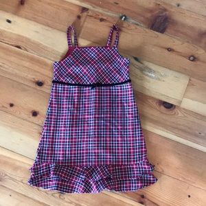 Plaid Gymboree dress sz 7